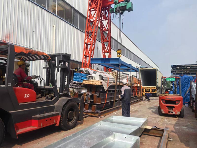 গায়ানা ইস্পাত কাঠামো সফলভাবে পাঠানো হয়েছে, নতুন বিদেশী নির্মাণ যাত্রার সুবিধার্থে