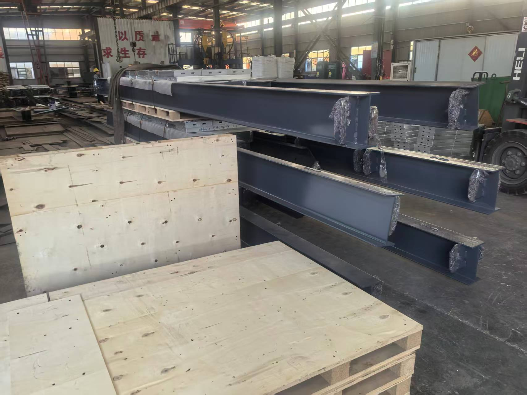 Liweiyuan ইস্পাত কাঠামো সম্পূর্ণ ইস্পাত কাঠামো গুদাম নরওয়ে রপ্তানি, শীঘ্রই জাহাজে